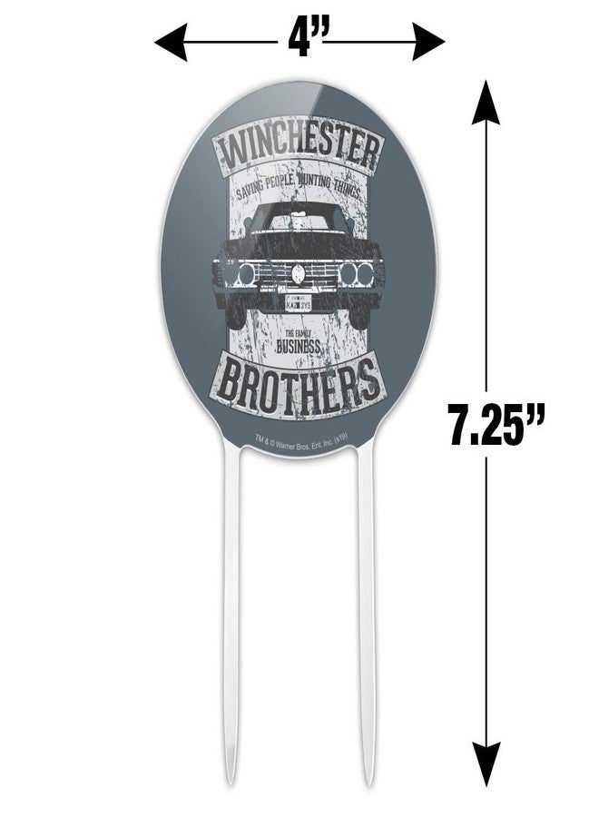 GRAPHICS & MORE Acrylic Supernatural Brother's Impala Cake Topper Party Decoration for Wedding Anniversary Birthday Graduation - Image 2